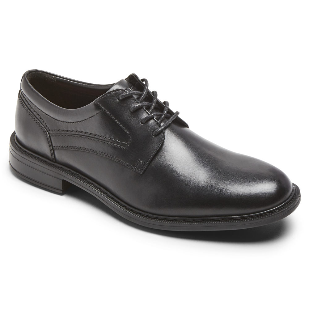 Oxfords Rockport Homem Pretas - Parsons Plain Toe - 19235OWCM